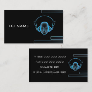 music business card DJ