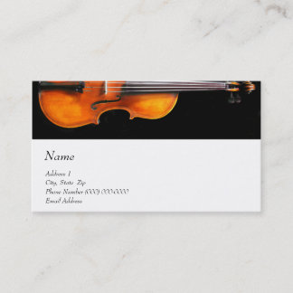 Music Business Card for The Violin Site