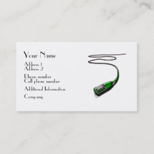 Music Business Card - Microphone