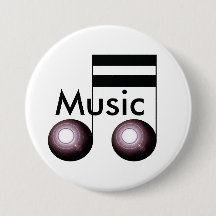 Music Button Pin Musicians Teachers Band