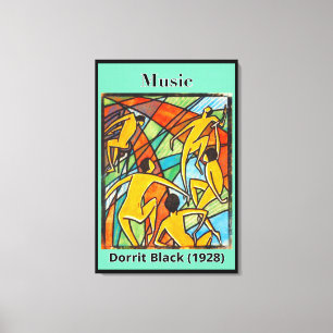 Music by Dorrit Black (1928) Canvas Print
