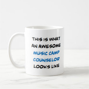 music camp counsellor, awesome coffee mug