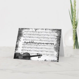 Music Career Congratulations Card