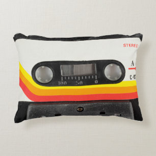 Music cassette decorative cushion
