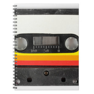 Music cassette notebook