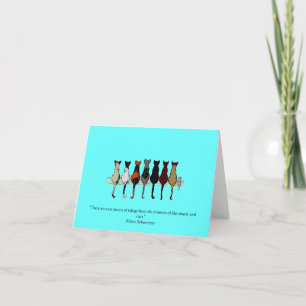 Music & Cats Card