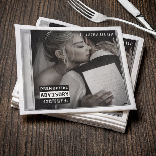 Music CD Case Album Cover Wedding Napkin
