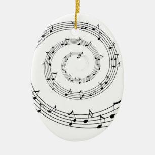 Music Ceramic Tree Decoration