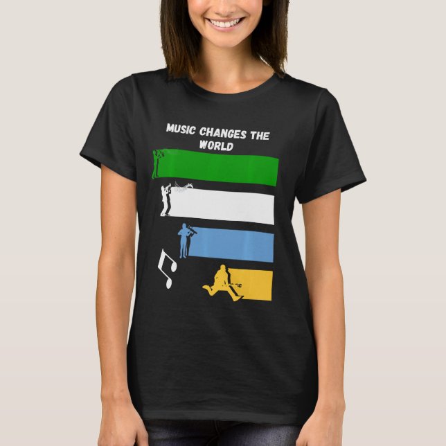 Music Changes The World T-Shirt (Front)
