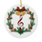 Music Christmas Wreath Treble Clef Ornament Gift