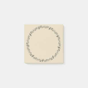 Music Circle Post-it Notes