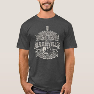 Music City Nashville Guitar vintage T-Shirt