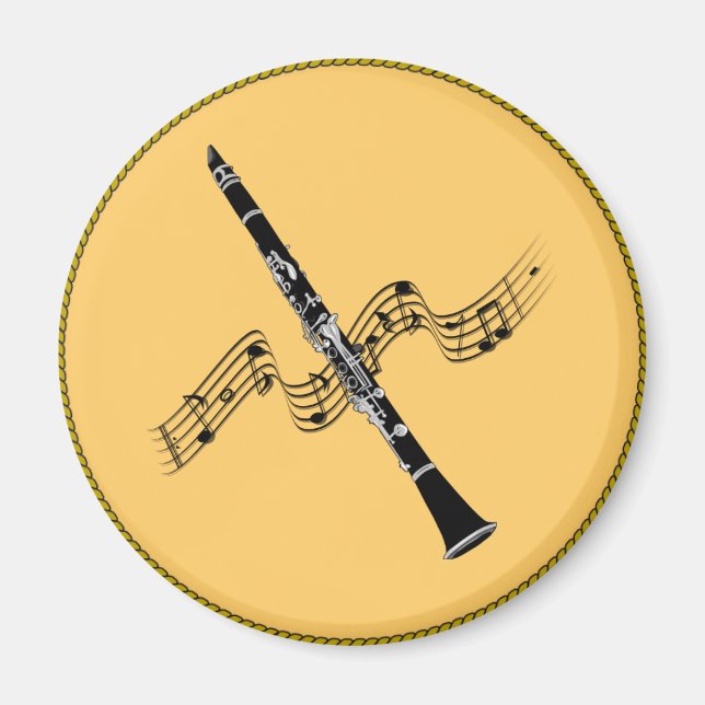 MUSIC: Clarinet Music Magnet (Front)