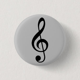 Music Clef Badge
