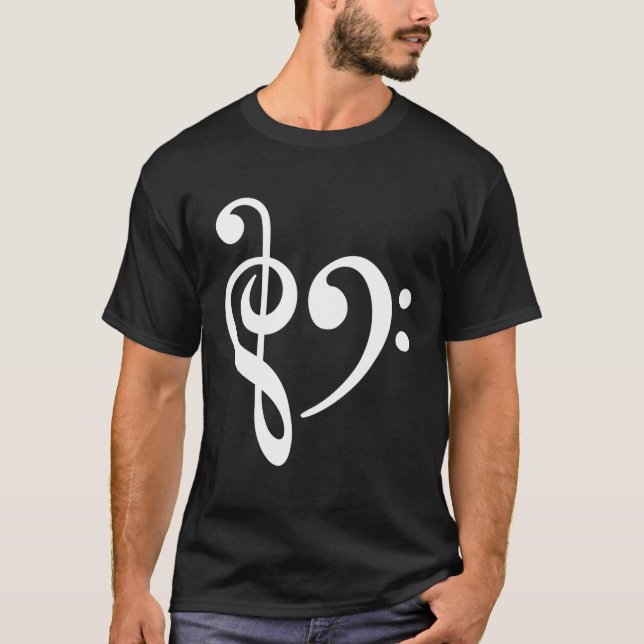Music Clef Bass T-Shirt (Front)