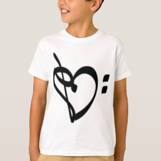Music Clef Heart Youth Shirt