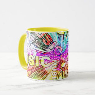 Music Collage Mug