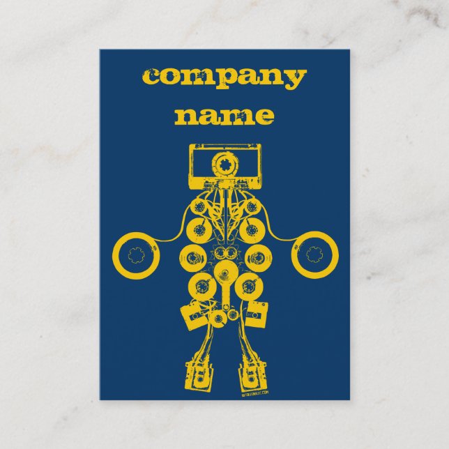 Music Company Profile Card (Front)