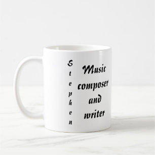 Music Composer And Writer Coffee Mug