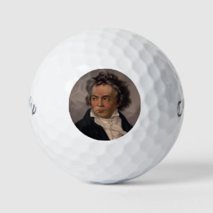 Music Composer Maestro Ludwig Beethoven Symphony Golf Balls