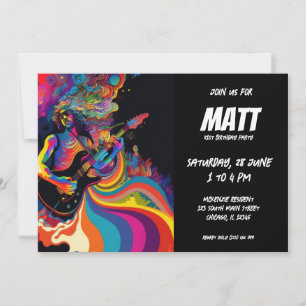 Music Concert Guitarist Invitation