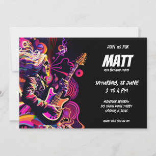Music Concert Guitarist Invitation