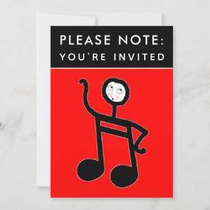 Music Concert Piano Recital Invitation