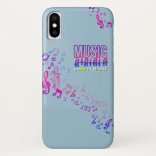 Music Connects People   iPhone X Case