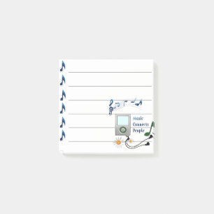 Music Connects people Post-it Notes