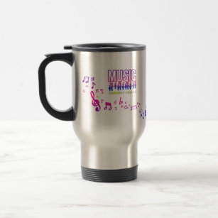 Music Connects People   Travel Mug