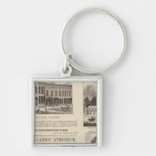 Music Conservatory, school, church Key Ring