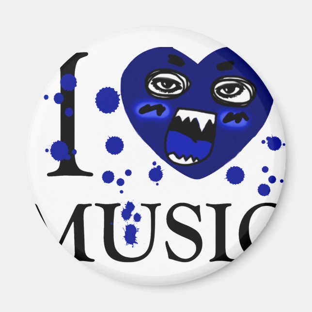 Music Crazy_ Magnet (Front)