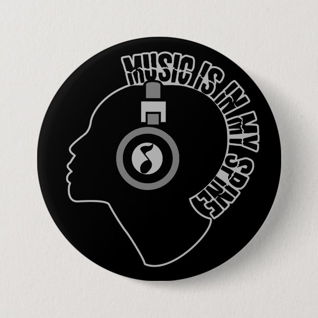 Music custom colour button (Front)
