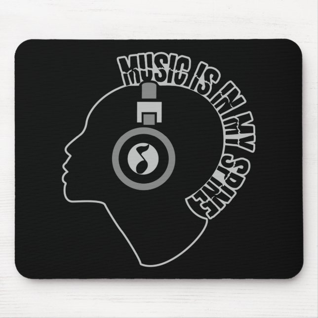 Music custom colour mousepad (Front)