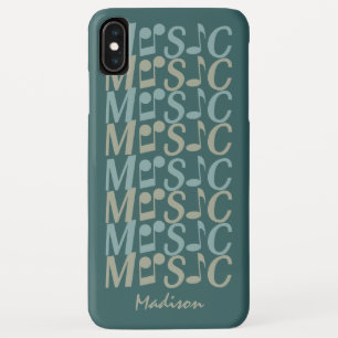 MUSIC custom colour & name phone cases