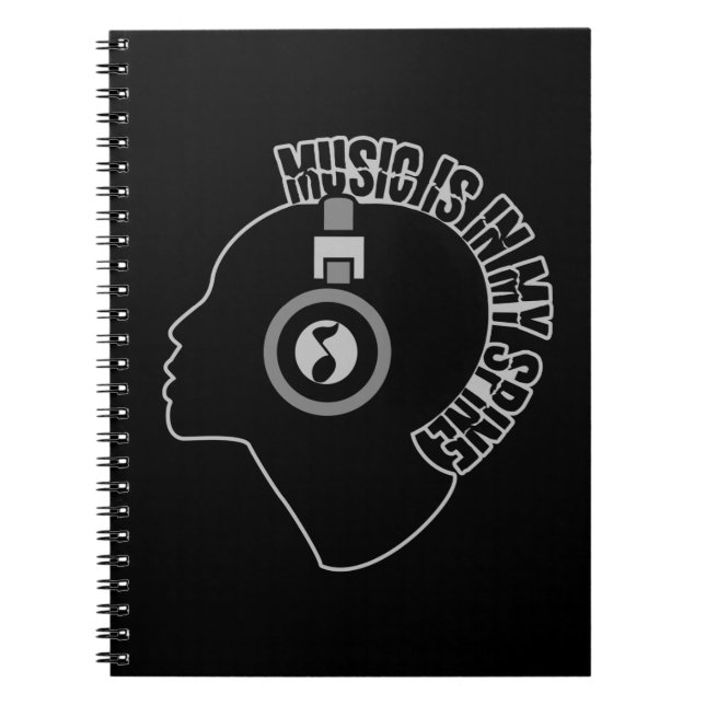 Music custom colour notebook (Front)