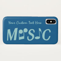 MUSIC custom colour & text cases