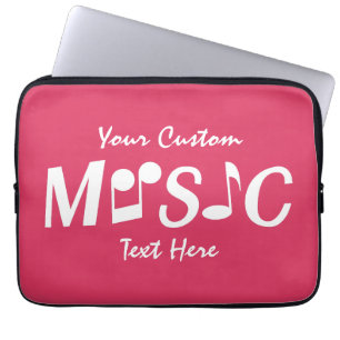 MUSIC custom laptop sleeves