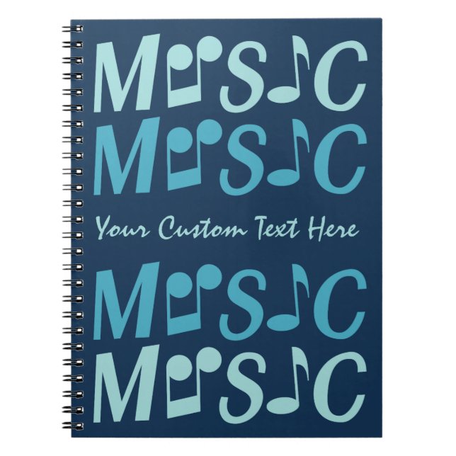 MUSIC custom notebook (Front)