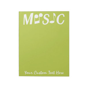 MUSIC custom notepad