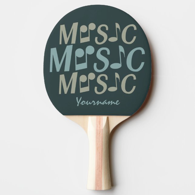 MUSIC custom ping pong paddle (Back)