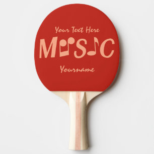MUSIC custom ping pong paddle