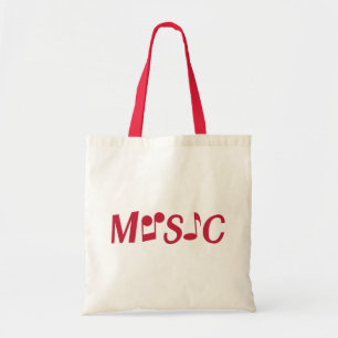 MUSIC custom tote bags