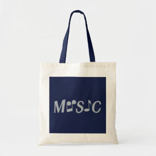 MUSIC custom tote bags