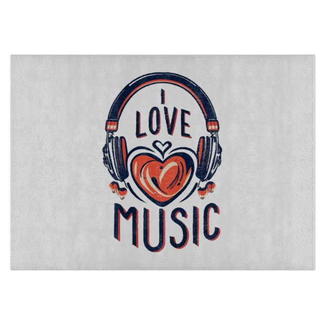music  cutting board (Front)