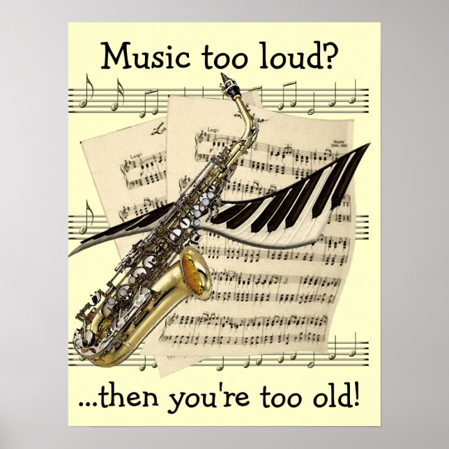 Music Design Customisable Poster (Front)