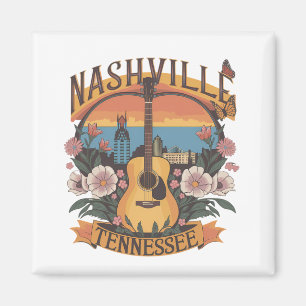 Music design for Nashville Tennessee Magnet