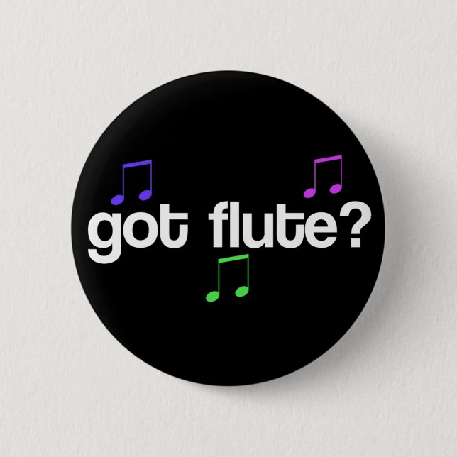 Music Design Got Flute Button (Front)