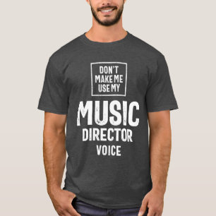 Music Director Job Occupation Birthday Worker T-Shirt