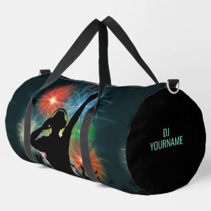 Music DJ custom name Duffle Bag